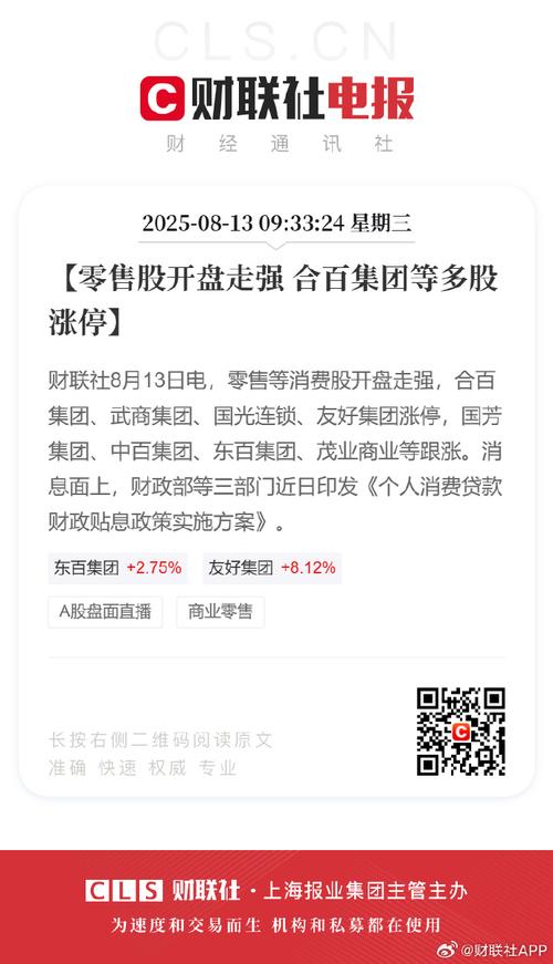 零售板块震荡走高,三江购物、国光连锁涨停